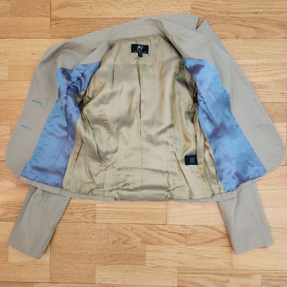 Vtg Y2K Blazer Jacket Size Medium Juniors Fairy Sequin Embellished Career Office - Picture 10 of 13